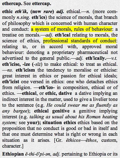 ethics